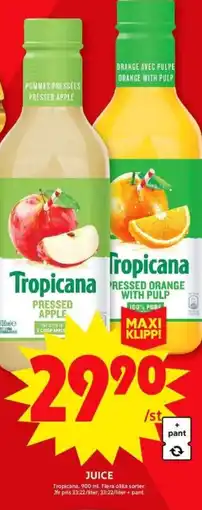 ICA Supermarket TROPICANA Juice erbjuda