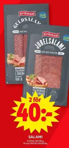 ICA Supermarket GRILSTAD Salami erbjuda