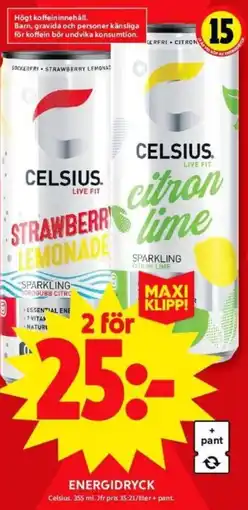 ICA Supermarket CELSIUS Energidryck erbjuda