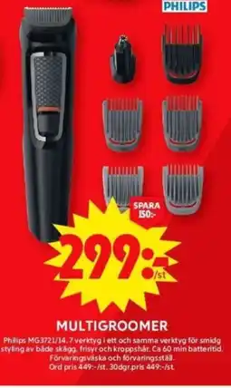 ICA Supermarket PHILIPS Multigroomer erbjuda