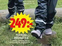 ICA Supermarket Fodrad regnbyxa erbjuda