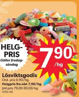 DollarStore Lösviktsgodis erbjuda
