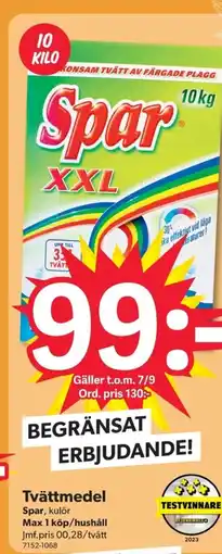 DollarStore Tvättmedel Spar, kulör erbjuda