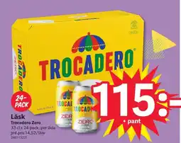 DollarStore Läsk Trocadero Zero erbjuda