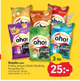 DollarStore Snacks oho! erbjuda