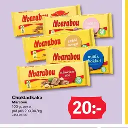 DollarStore Chokladkaka Marabou erbjuda