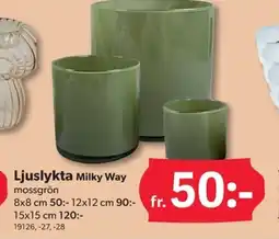 DollarStore Ljuslykta Milky Way erbjuda