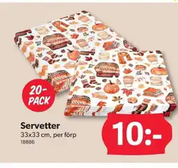DollarStore Servetter erbjuda