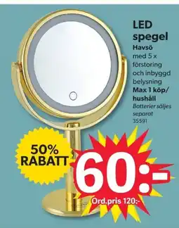DollarStore LED spegel Havsö erbjuda