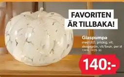 DollarStore Glaspumpa erbjuda