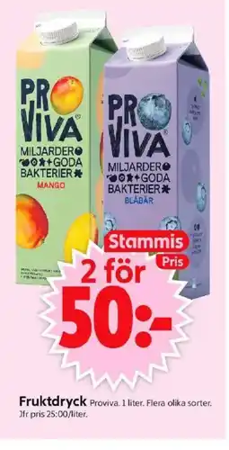 ICA Supermarket Fruktdryck erbjuda