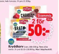 ICA Supermarket Kryddkorv Scan. erbjuda