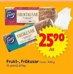 ICA Supermarket Frukt-, Frökusar Fazer. erbjuda