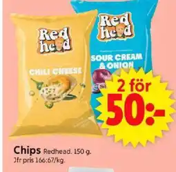 ICA Supermarket Chips Redhead. erbjuda