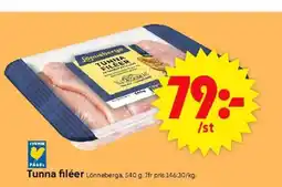 ICA Supermarket Tunna filéer Lönneberga. erbjuda