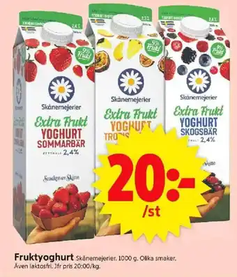 ICA Supermarket Fruktyoghurt erbjuda