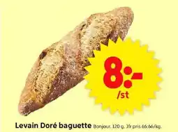 ICA Supermarket Levain Doré baguette Bonjour. erbjuda