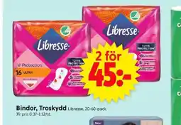 ICA Supermarket Bindor, Troskydd Libresse. 20-60-pack. erbjuda