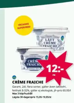 Tempo CRÈME FRAICHE erbjuda