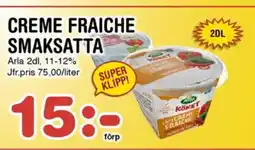 Nya Pulsen CREME FRAICHE SMAKSATTA erbjuda