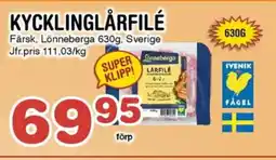 Nya Pulsen KYCKLINGLÅRFILÉ erbjuda