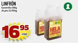 Din Mat GARANT EKO Linfrön erbjuda