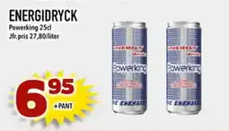 Din Mat POWERKING Energidryck erbjuda