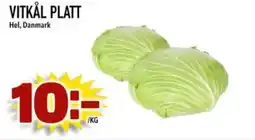 Din Mat Vitkål platt erbjuda