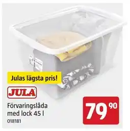 Jula Förvaringslåda med lock 45 l. 018181., SEK 79.9 erbjuda