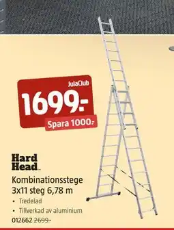 Jula Kombinationsstege 3x11 steg 6,78 m, Medlemspris erbjuda
