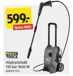 Jula Högtryckstvätt 130 bar 1600 W, SEK 599 erbjuda