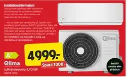 Jula Luftvärmepump 3,40 kW, SEK 4999 erbjuda