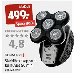 Jula Sladdlös rakapparat för huvud 50 min, Medlemspris erbjuda