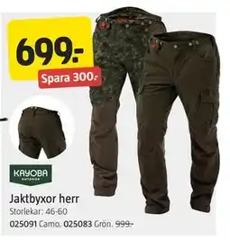 Jula Jaktbyxor herr, SEK 699 erbjuda