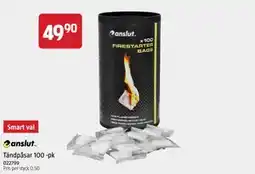 Jula Tändpåsar 100 -pk, SEK 49.9 erbjuda