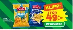 Stora Coop Snacks, Medlemspris erbjuda
