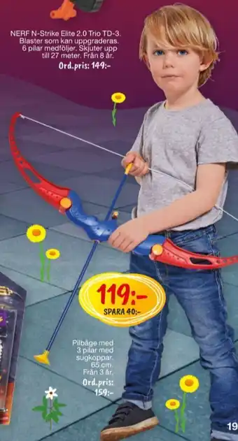Leklust Pilbåge erbjuda