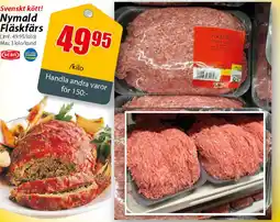 Extra Mjällby Stormarknad Svenskt kött! Nymald Fläskfärs erbjuda