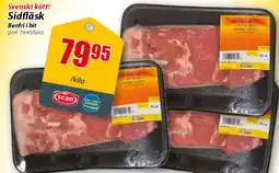 Extra Mjällby Stormarknad Svenskt kött! Sidfläsk Benfri i bit erbjuda