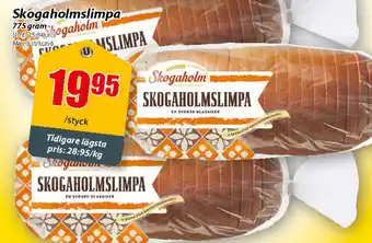 Extra Mjällby Stormarknad Skogaholmslimpa erbjuda