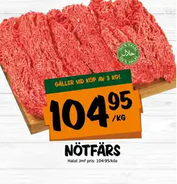 Bazaar Food market NÖTFÄRS erbjuda