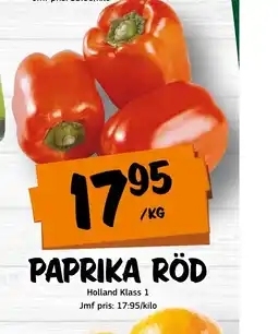 Bazaar Food market PAPRIKA RÖD erbjuda
