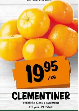 Bazaar Food market CLEMENTINER erbjuda