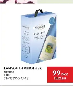 Nielsen Discount LANGGUTH VINOTHEK erbjuda