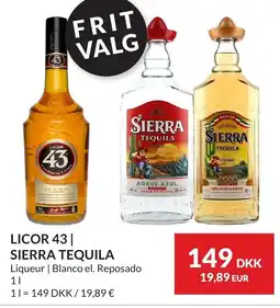 Nielsen Discount LICOR 43 | SIERRA TEQUILA erbjuda