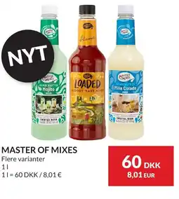 Nielsen Discount MASTER OF MIXES erbjuda