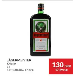 Nielsen Discount JÄGERMEISTER erbjuda