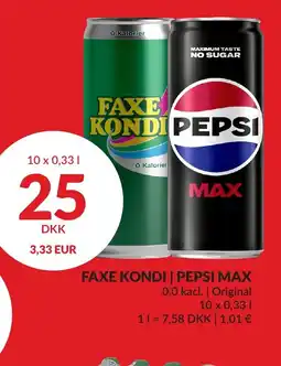 Nielsen Discount FAXE KONDI | PEPSI MAX erbjuda