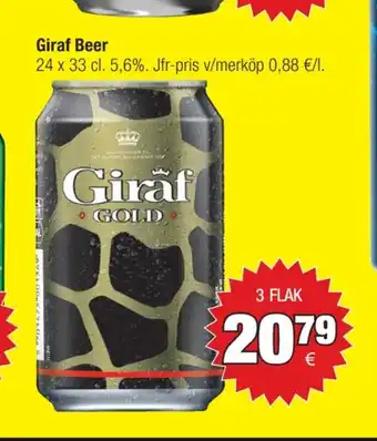 Calle Giraf Gold Öl erbjuda