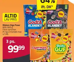 Fleggaard MALACO Giga poser erbjuda
